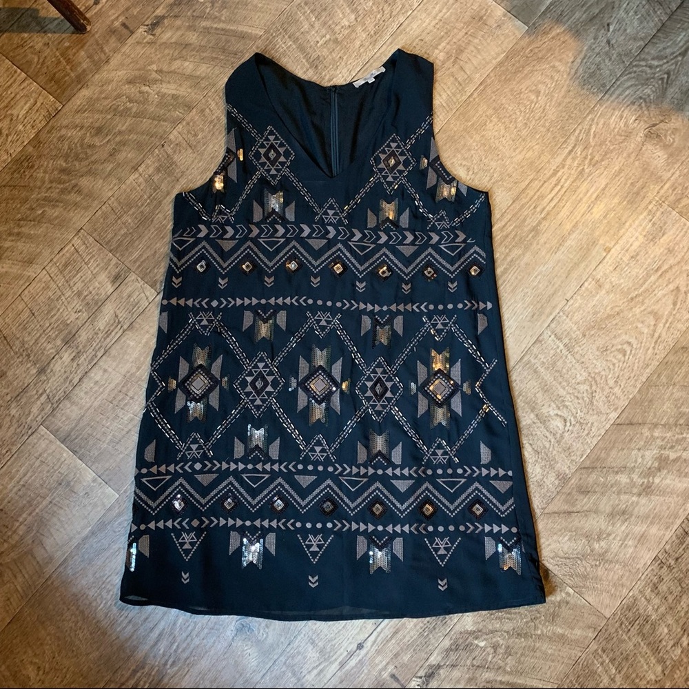 Miss me brand black and sequin dress